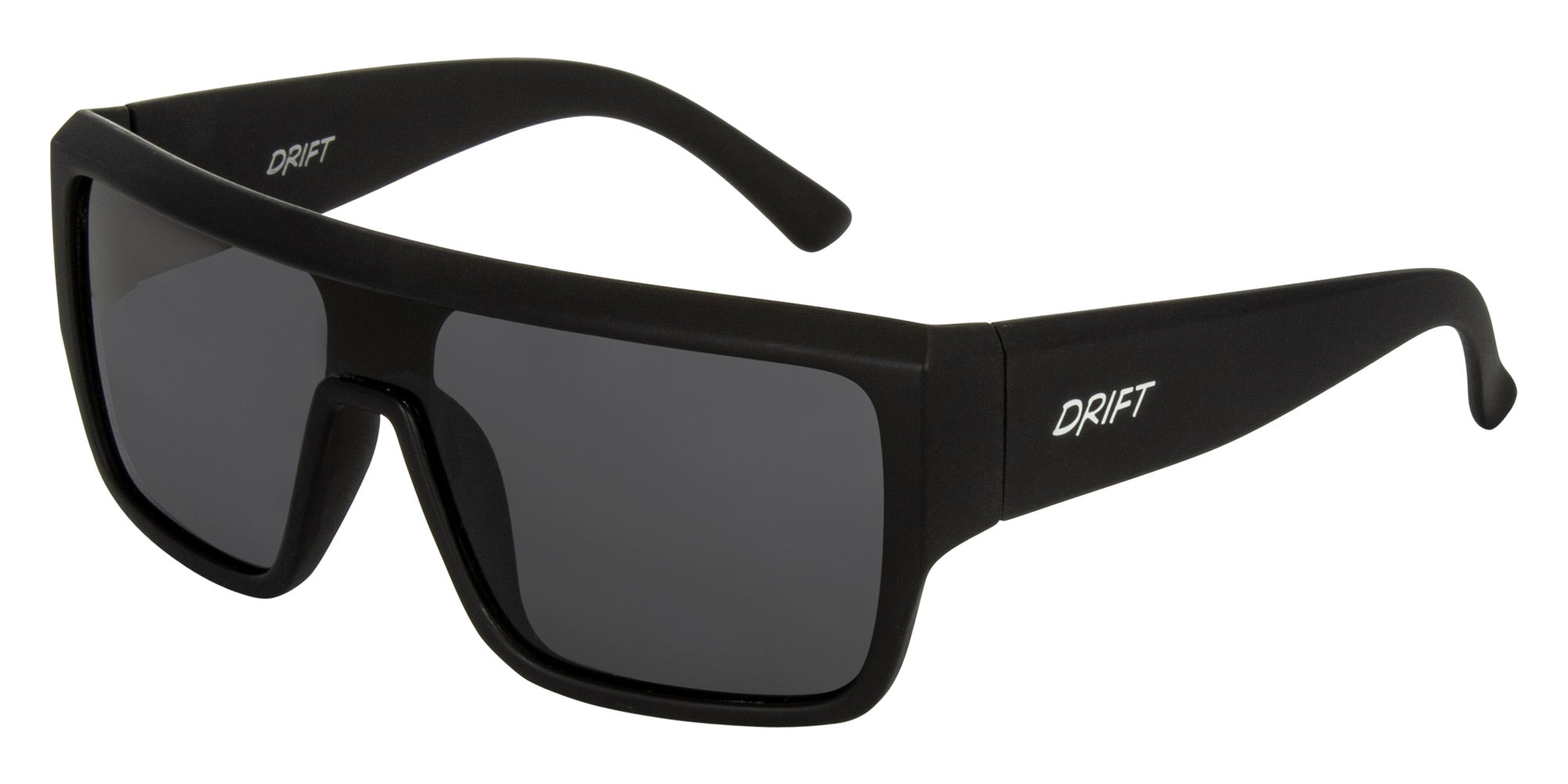 OAHU Matt black- Grey POL lens - Drift Eyewear Australia