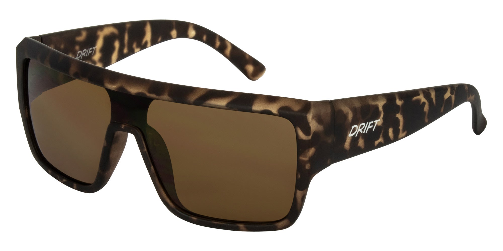 OAHU Matt tort- Brown lens - Drift Eyewear Australia