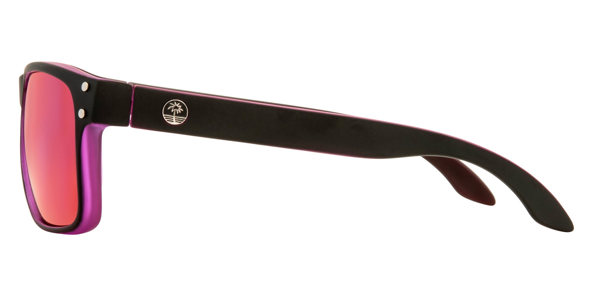 TAHITI Matt black xtl pink- Grey w.pink iridium - Drift Eyewear Australia