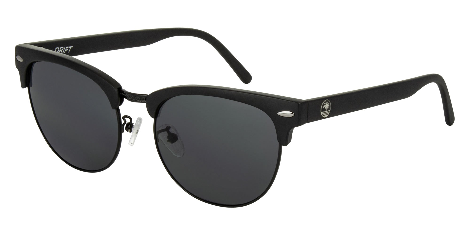 MITA Matt black- Dk grey lens - Drift Eyewear Australia