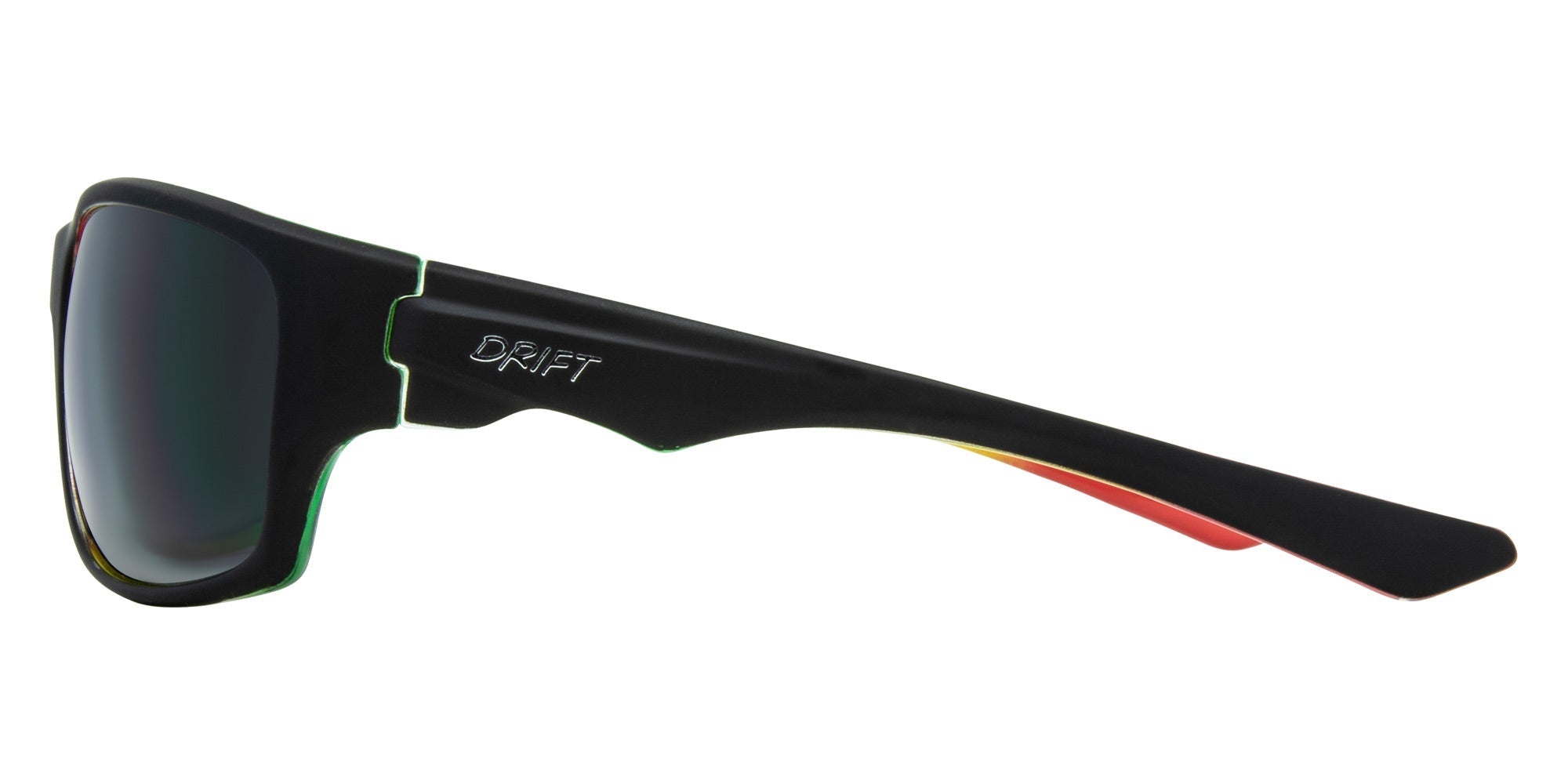 RINCON Matt black rainbow- Grey lens - Drift Eyewear Australia