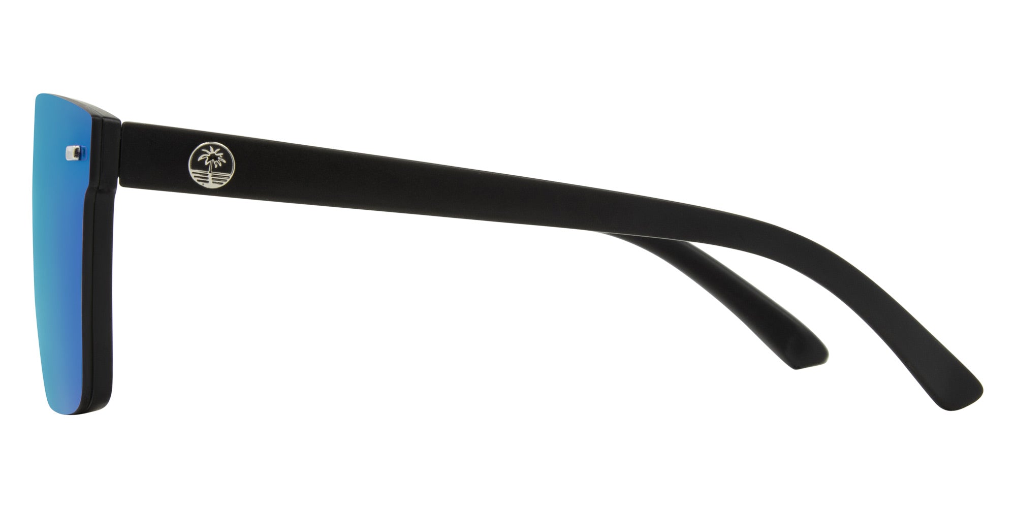 RIPLEY Mat black- Grey w blue IRD lens - Drift Eyewear Australia