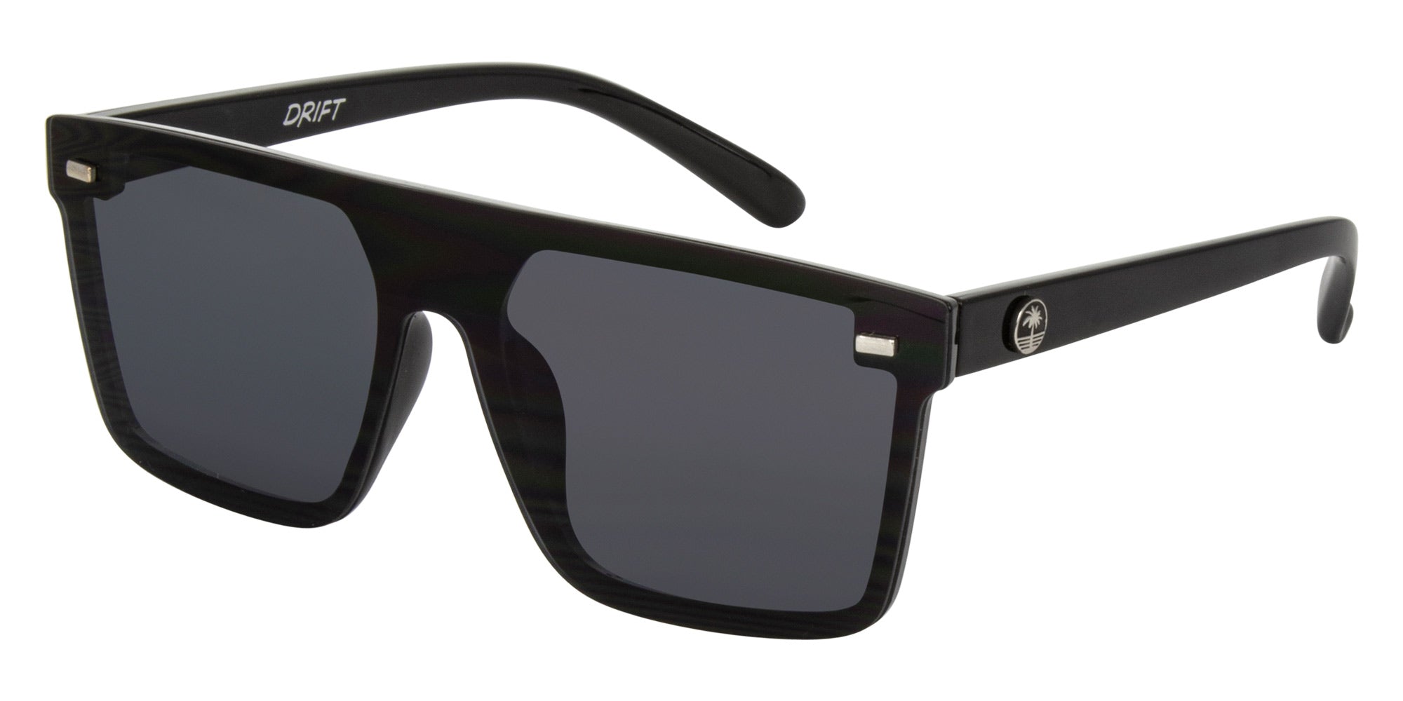 RIPLEY Gloss black - Grey lens - Drift Eyewear Australia