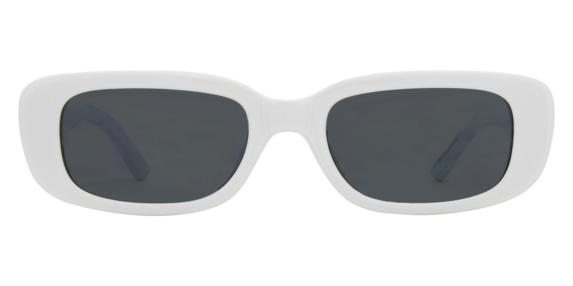 DEJA Gloss white- Grey lens - Drift Eyewear Australia