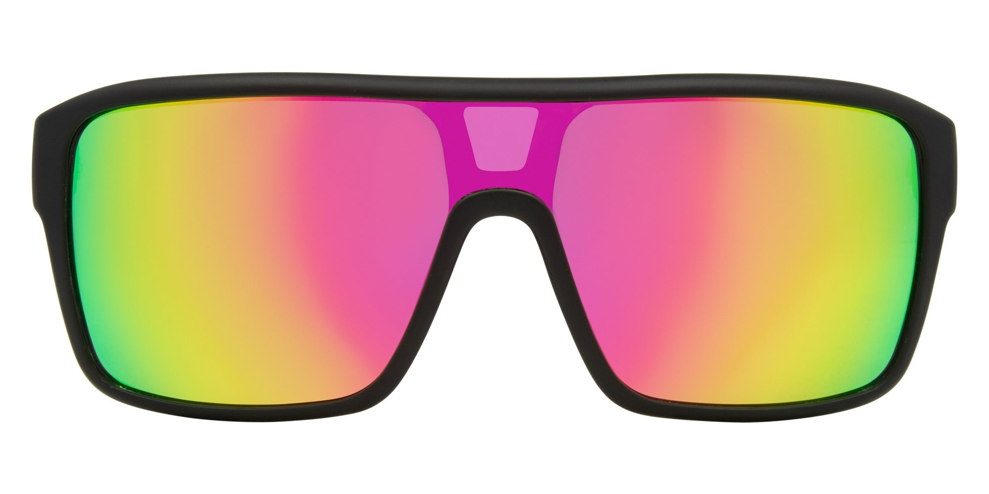 HUXLEY Matt black- Grey w. pink iridium - Drift Eyewear Australia