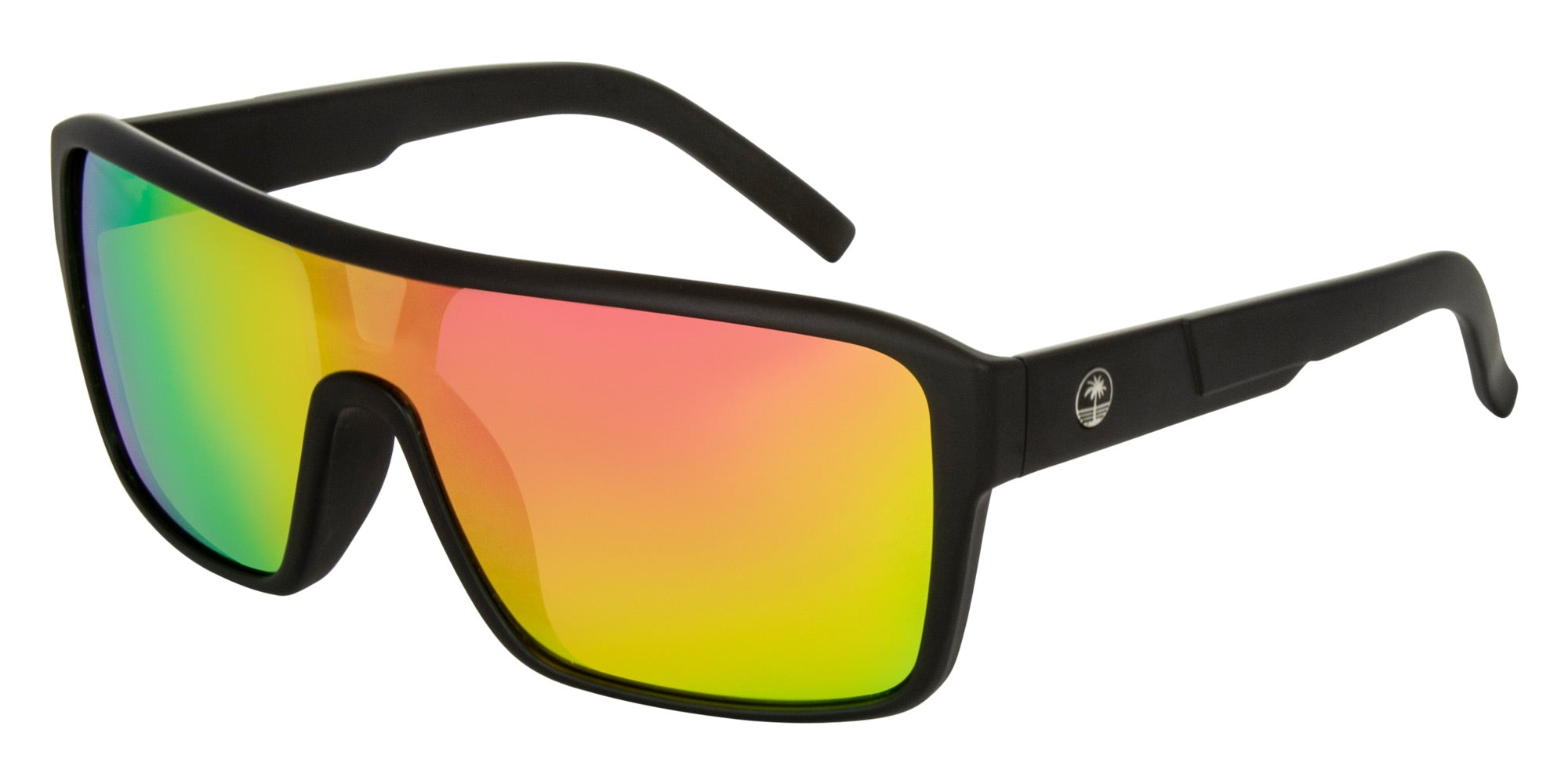 HUXLEY Matt black- Grey w. pink iridium - Drift Eyewear Australia