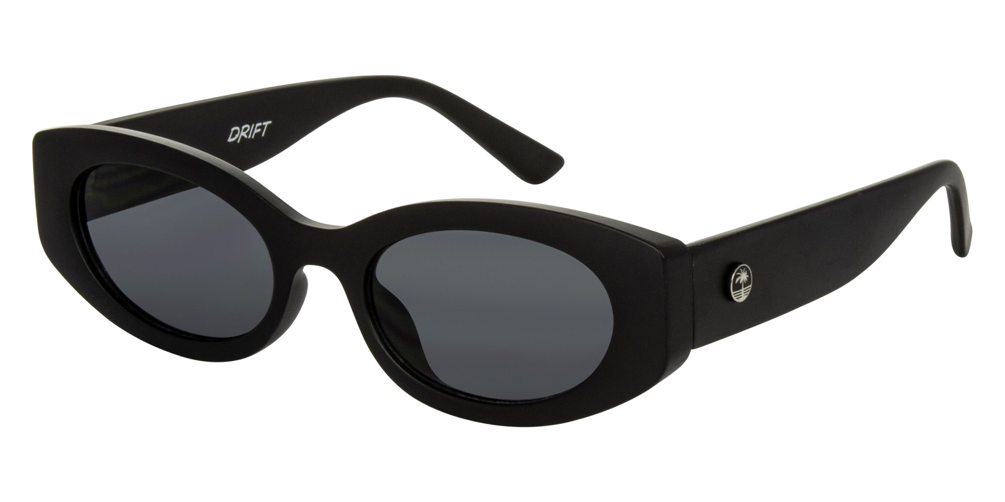 VALLEY Matt black- Grey lens - Drift Eyewear Australia