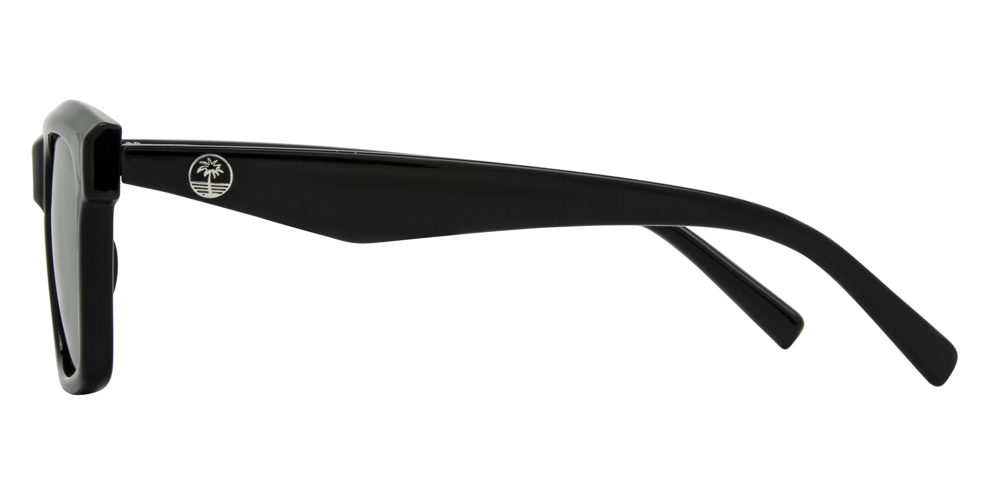 TATLER Gloss black- Grey lens - Drift Eyewear Australia