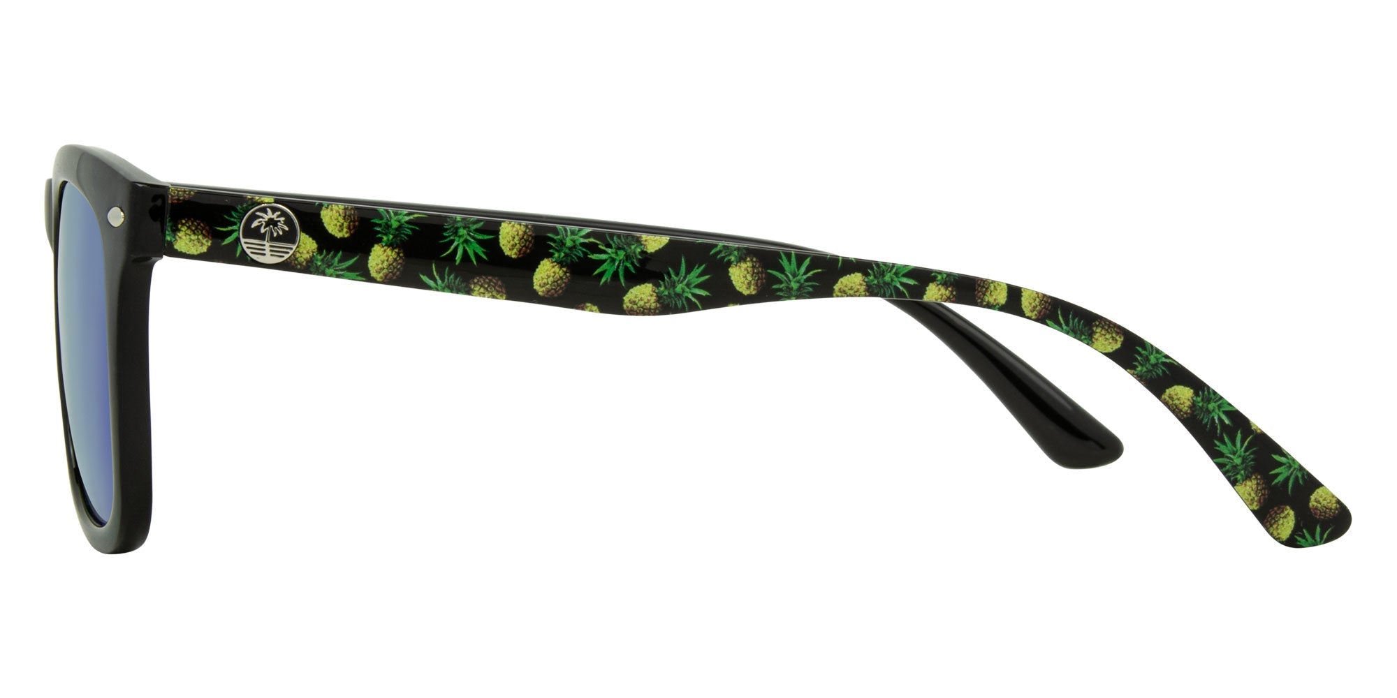 TONIC Gloss black pineapple- Grey w. green blue IR - Drift Eyewear Australia